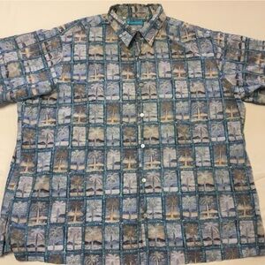 Tori Richard Multicolor Patterned Shirt, Like New Condition, Sz. 2XB